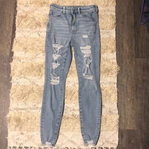American Eagle highest rise jegging